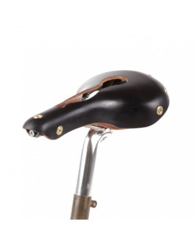 Selle Cuir Aravis Ouverte Noire
