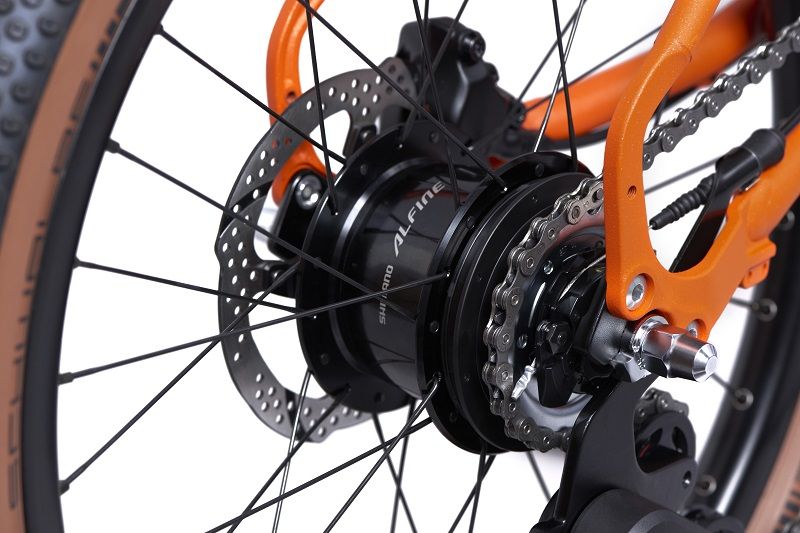 G Line Orange Rear Wheel 